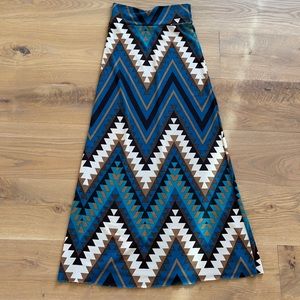 Boho maxi skirt